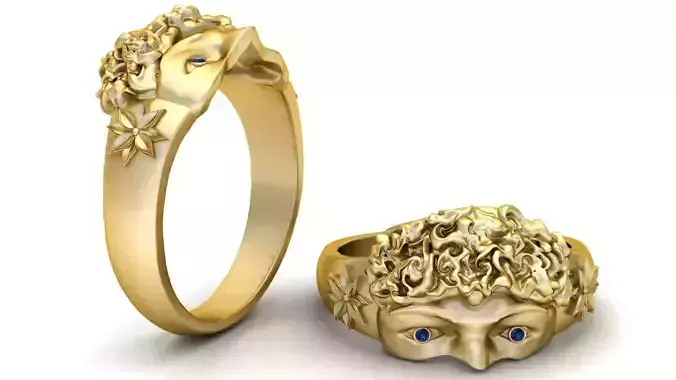 bold ring design 3D printable model 