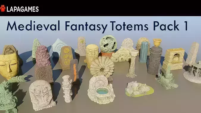 Medieval Fantasy Totems Pack 1