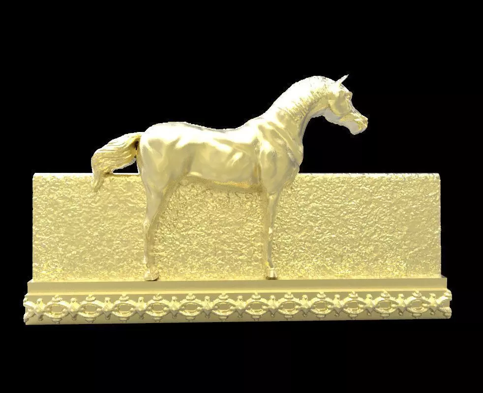 Galloping Horse in reliefs Free 3D print model_0