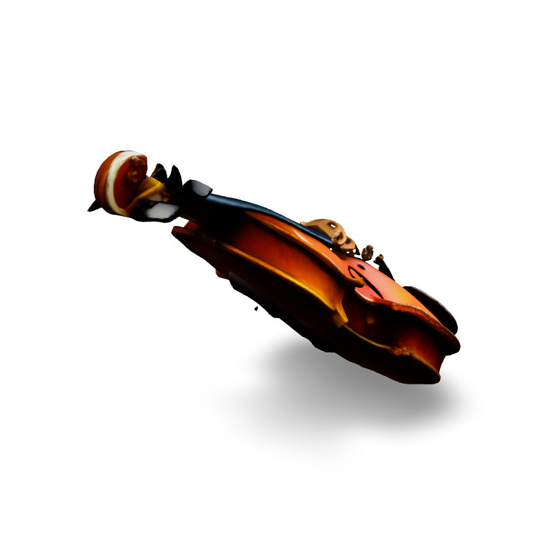 Realistic Violin 3D Model Low-poly 3D model_5
