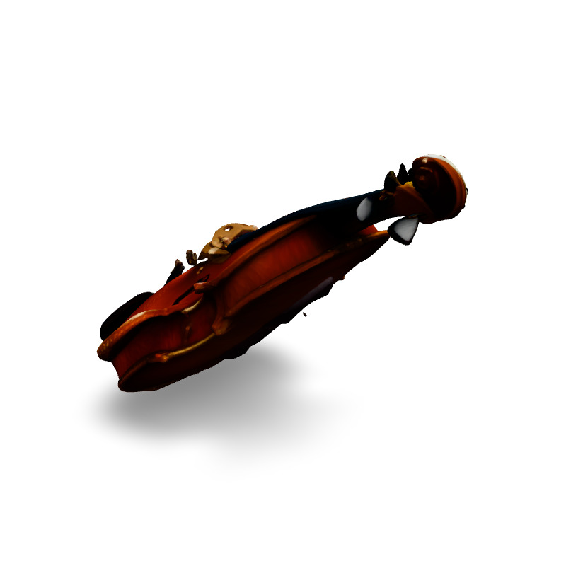 Realistic Violin 3D Model Low-poly 3D model_4