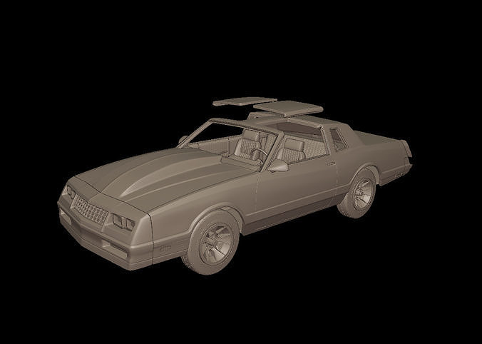 custom monte carlo 86 ss 3D PRINT MODEL 3D print model