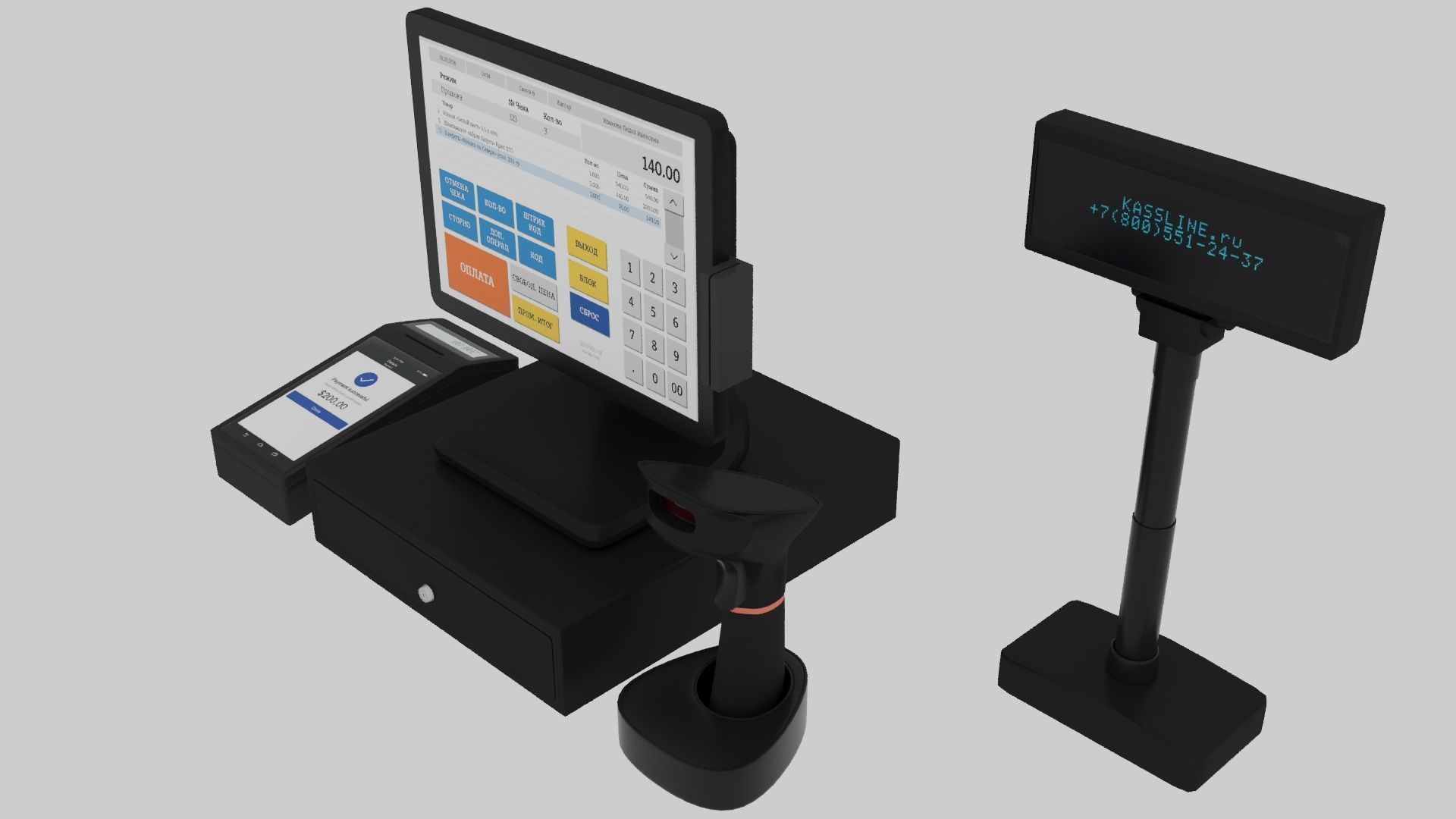 Payment Terminal 3D model_12