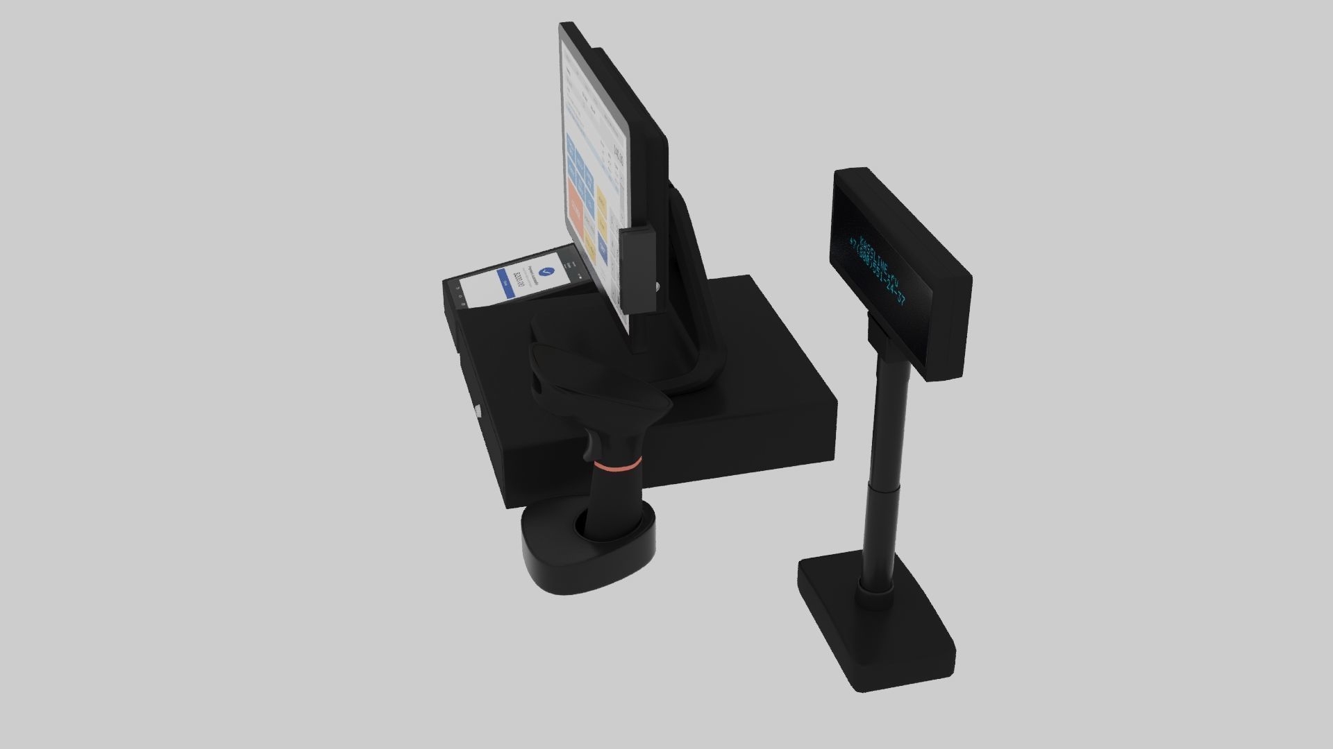 Payment Terminal 3D model_11