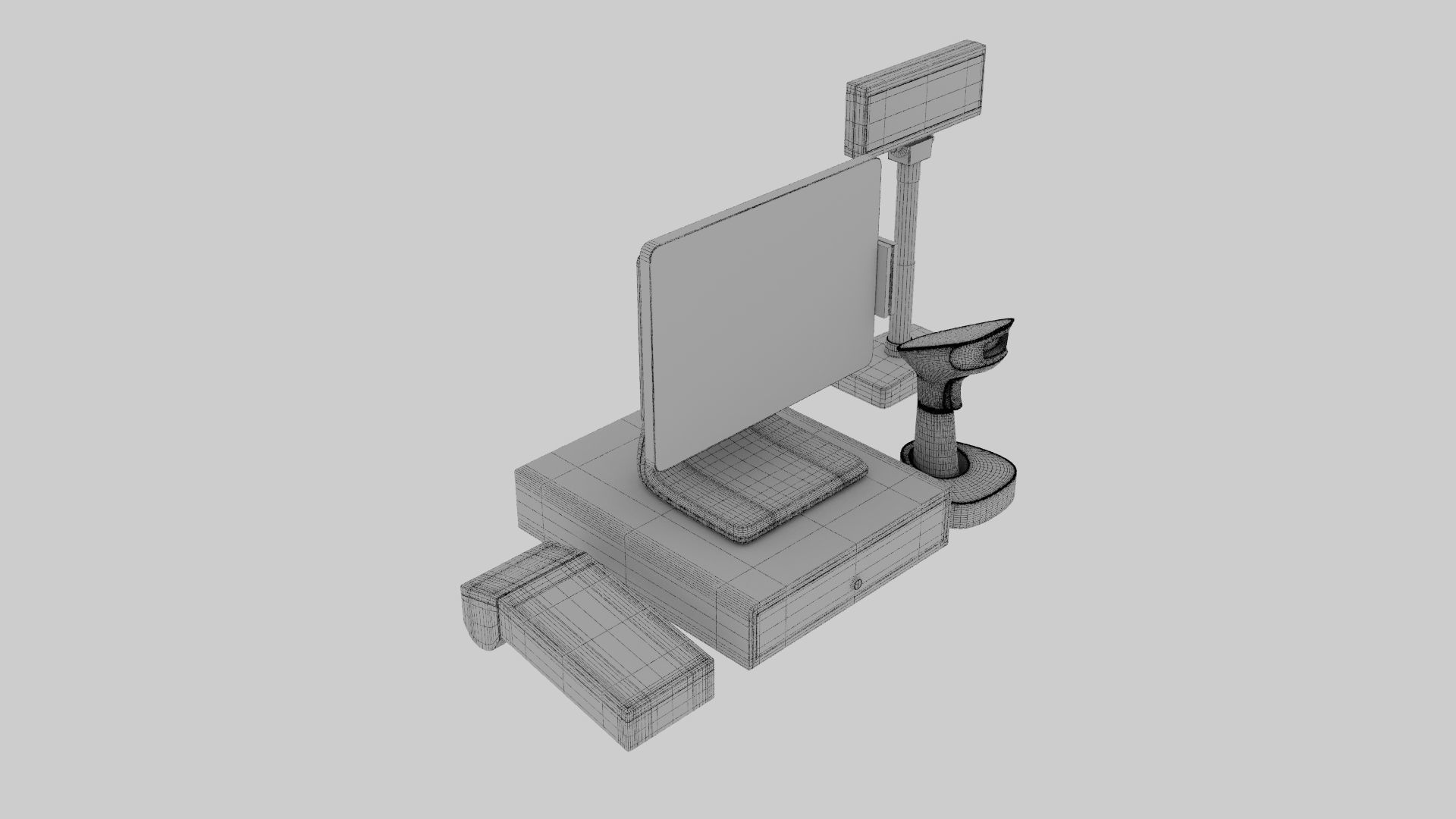 Payment Terminal 3D model_16