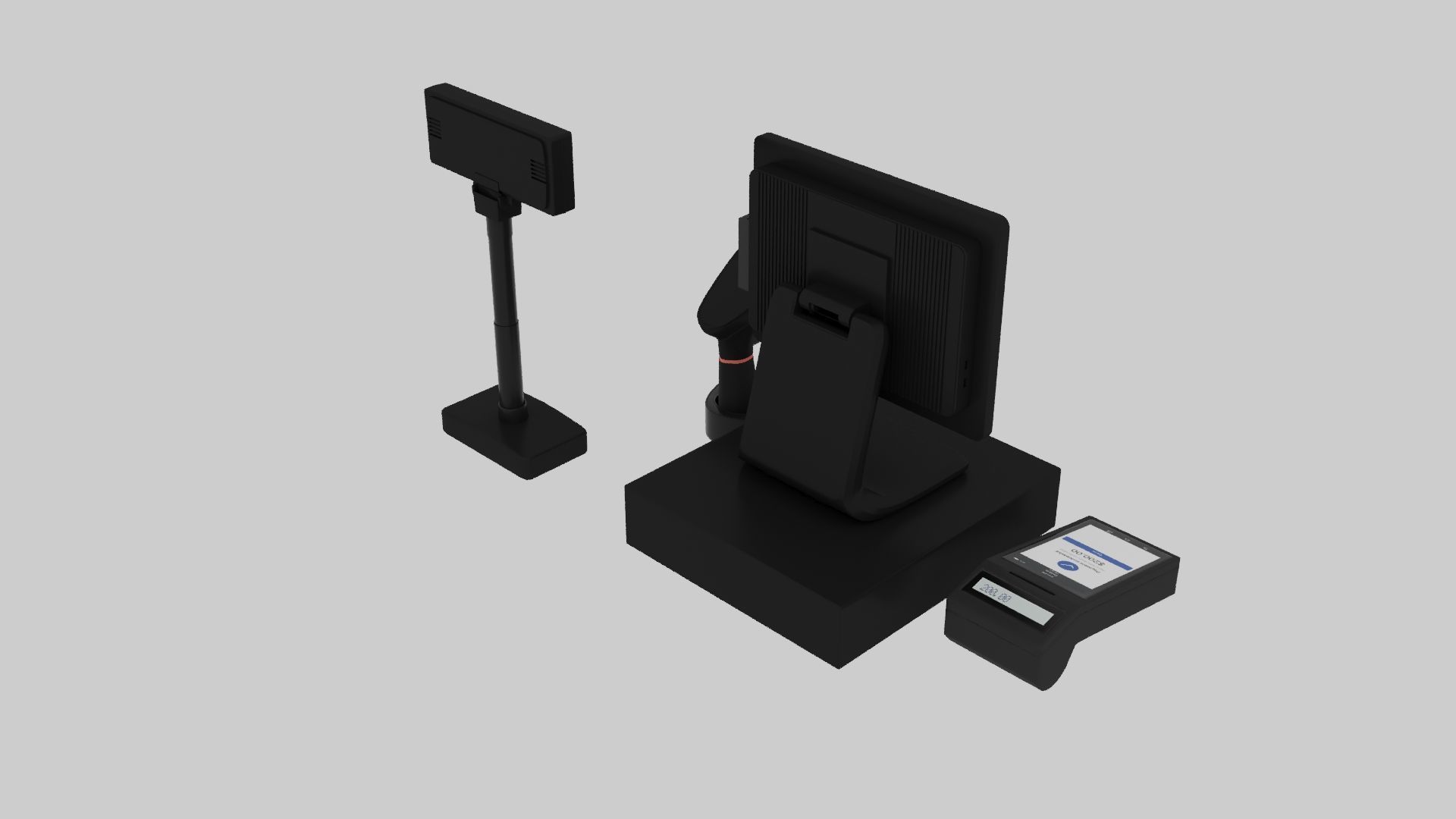 Payment Terminal 3D model_4