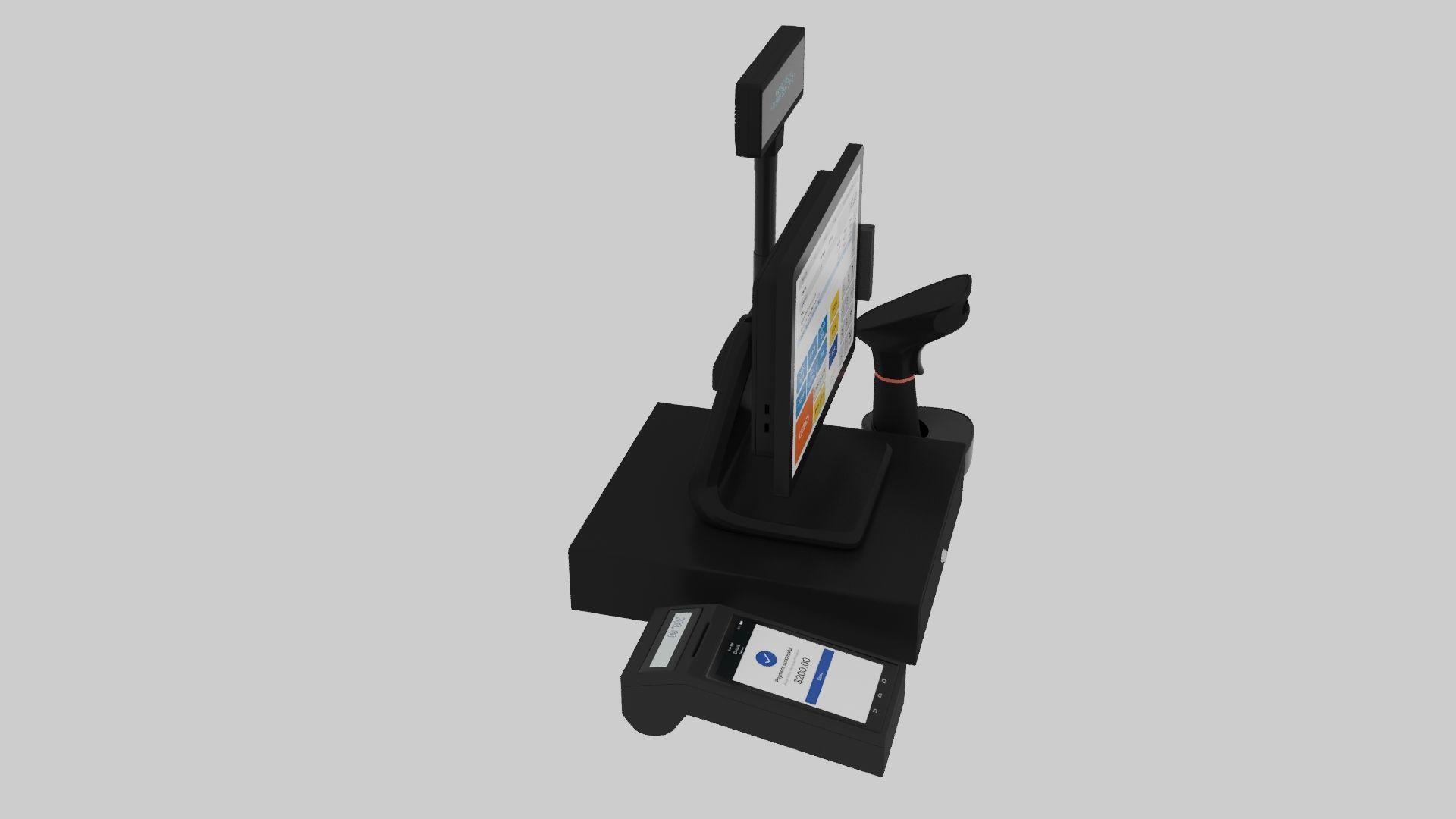 Payment Terminal 3D model_1