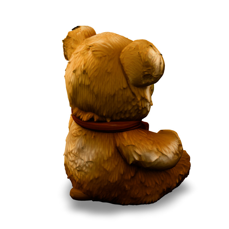 Adorable Teddy Bear 3D Model Low-poly 3D model_5