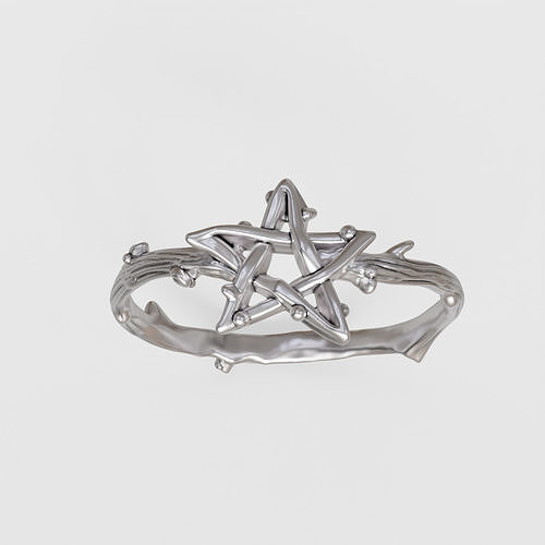 Star ring 3D print model