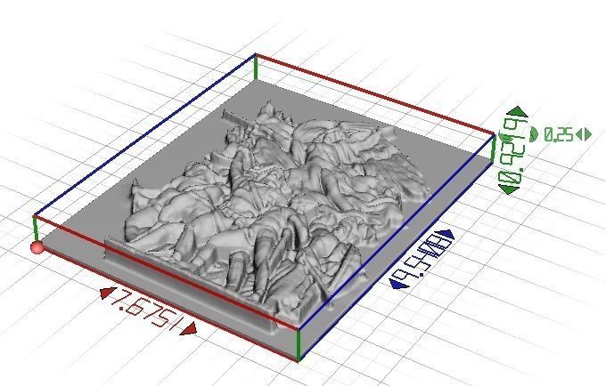 Triumphal Arch bas-relief Free 3D print model_4