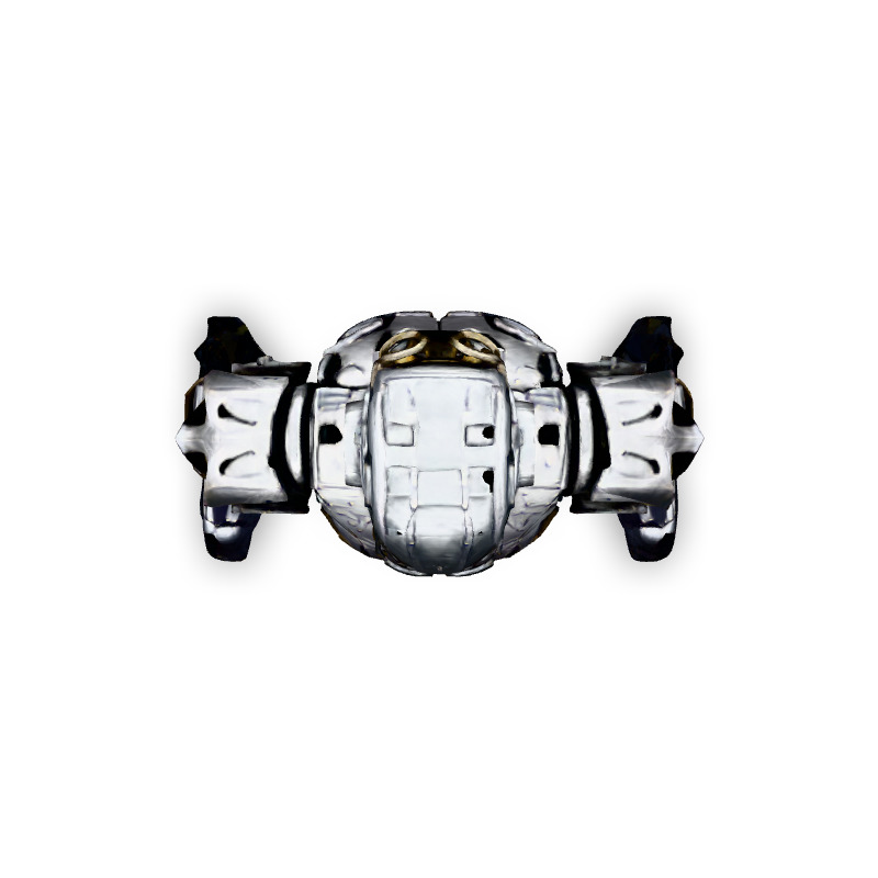 Scifi Robot Warrior Advanced Mech Model Low-poly 3D model_7