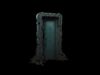 Stylized Sci-Fi Door 3D Model - AI Low-poly 3D model_1