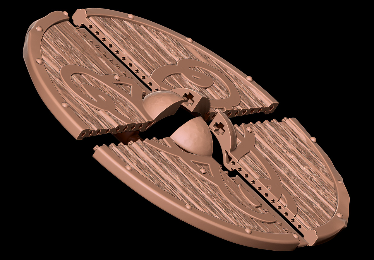 WYLDER SHIELD COSPLAY ELDEN Ring Nightreign STL Print Fan Art 3D print model_5