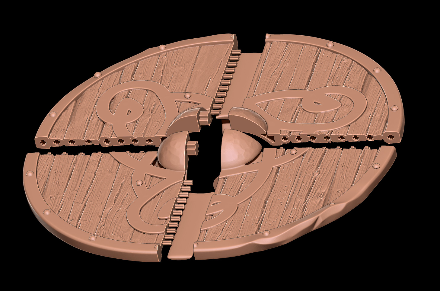 WYLDER SHIELD COSPLAY ELDEN Ring Nightreign STL Print Fan Art 3D print model_3