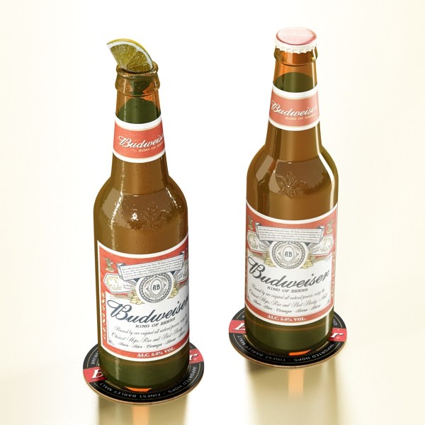 Beers Bottles 3D model_16