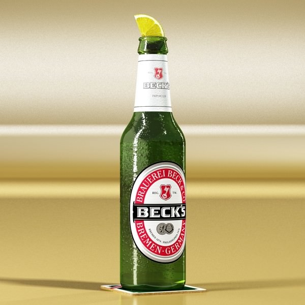 Beers Bottles 3D model_5