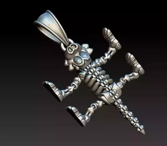 CIRCLE MEN PLASTIC PENDANT 