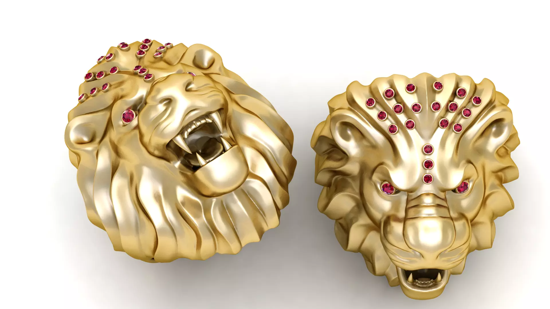 gold animal ring 3D printable model 3D print model