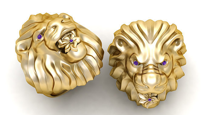 sculine ring design 3D printable model  3D print model