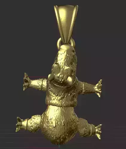 3D PLASTIC ANIMALS PENDANT