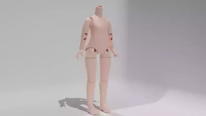 ball jointed doll BJD 3D print model