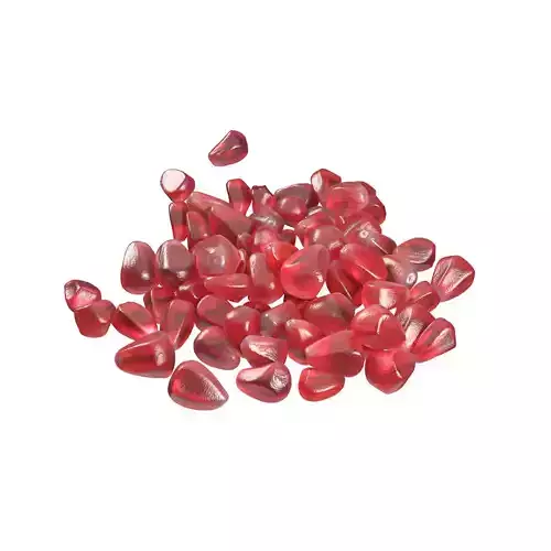 Pomegranate seed pile 