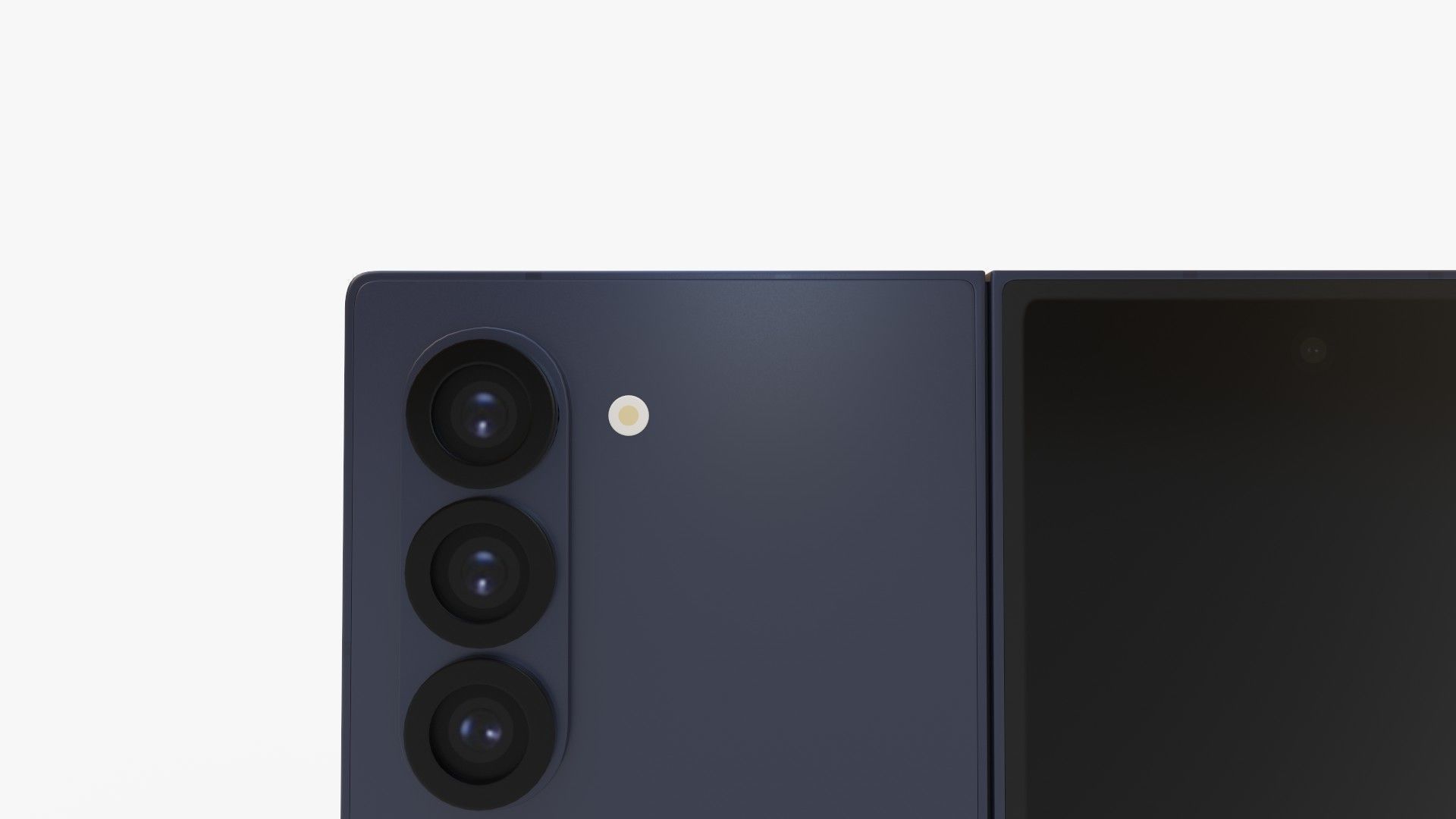 Samsung Galaxy Z Fold Dual SIM Navy Blue 3D model_7