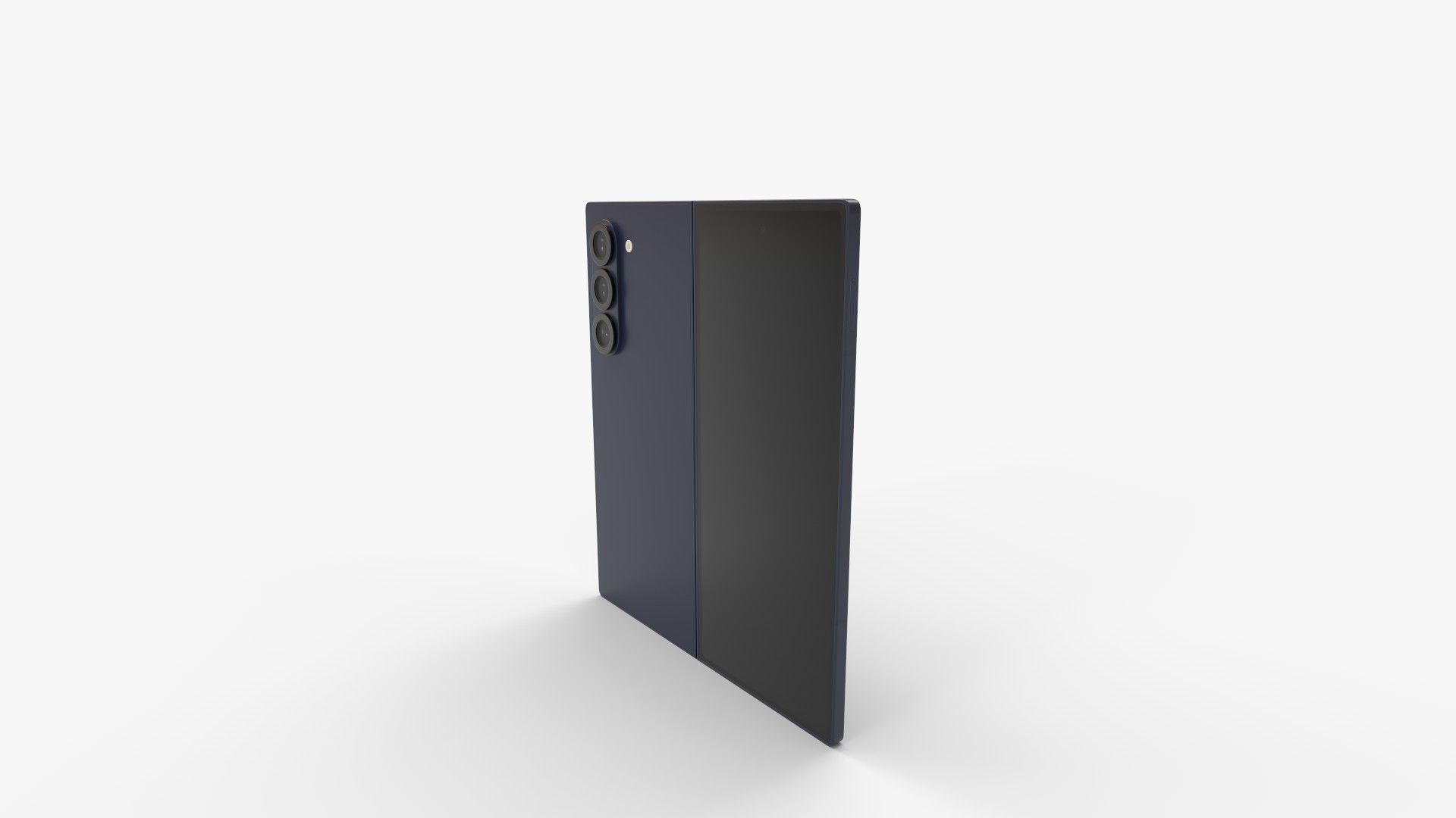 Samsung Galaxy Z Fold Dual SIM Navy Blue 3D model_2