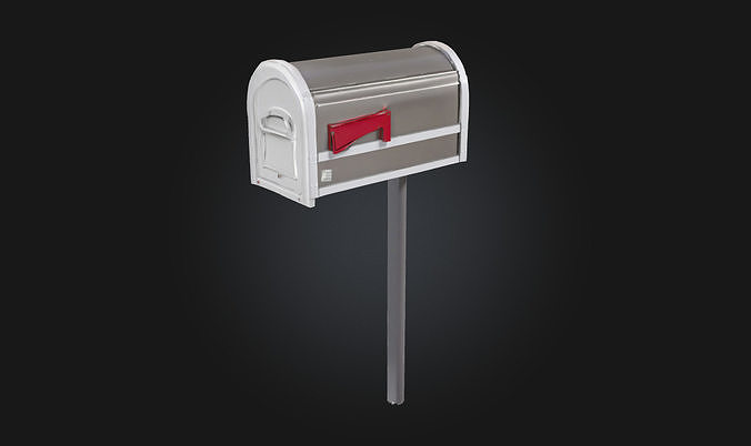 Mailbox Sentinel  Watchful Guardian of the Neighborhood 3D model