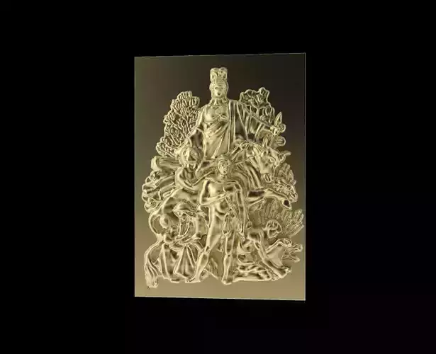 Triumphal Arch bas-relief 3D print model