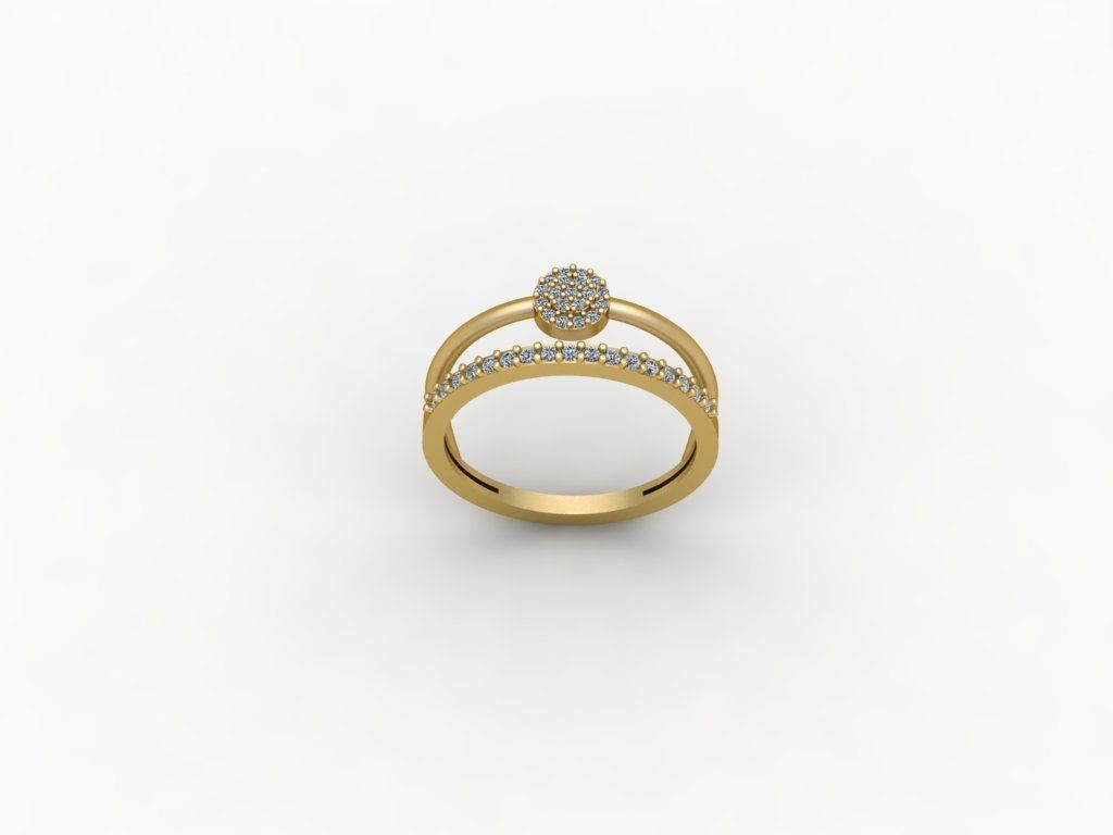 Gold Ring Print 3d Ring stl 3D print model_2