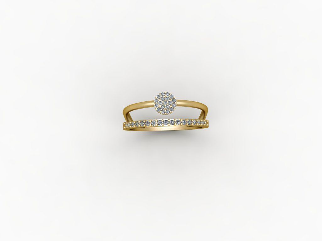 Gold Ring Print 3d Ring stl 3D print model_1