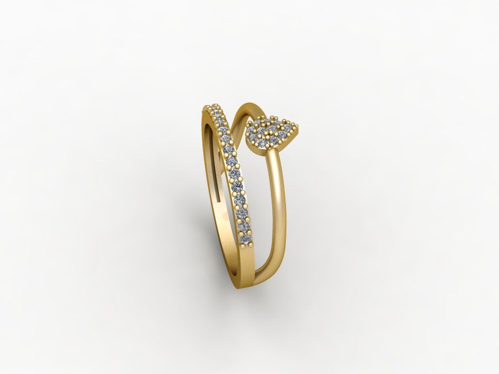 Gold Ring Print 3d Ring stl 3D print model_1