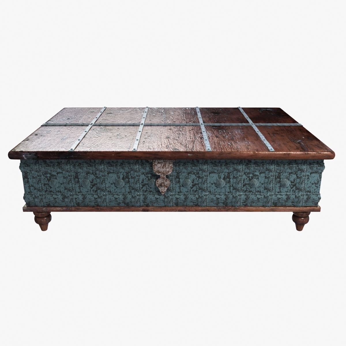 3d Distressed Trunk Coffee Table Cgtrader Distressed Trunk Coffee Table 3d Model Max Obj 3ds Fbx Mtl Unitypackage 3