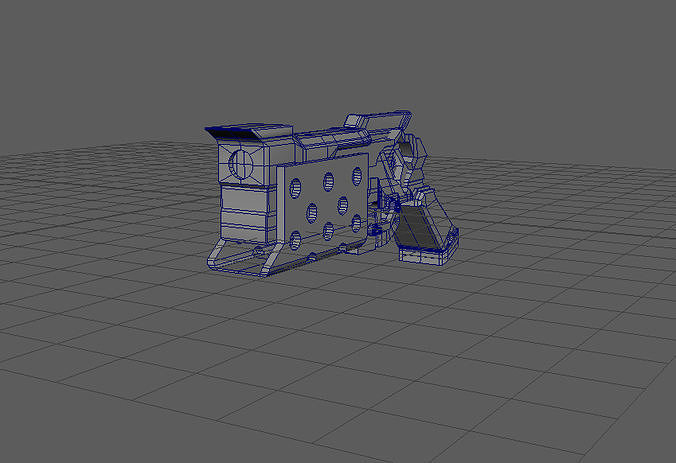 Samira Pistol Low-poly 3D model