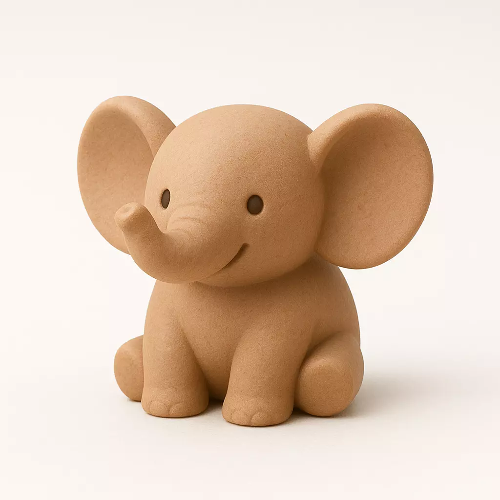 Little Elephant 3D Printable Model 3D print model