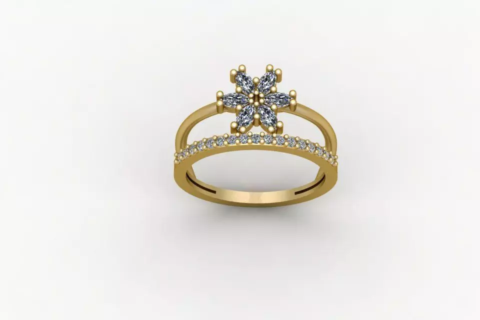 Gold Ring Print 3d Ring stl 3D print model_0