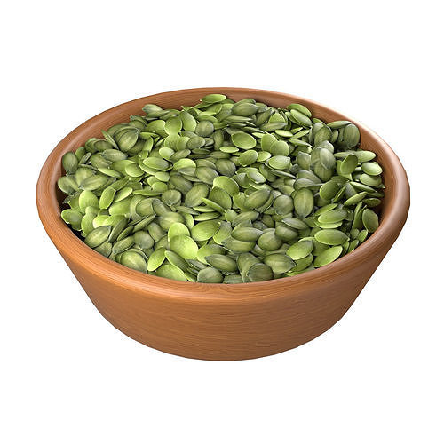 Pumpkin Seeds peeled  Low-poly 3D model