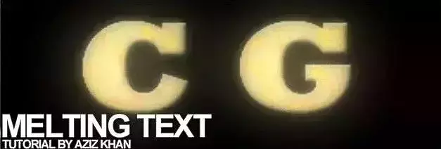 Melting text tutorial text sample Free 3D model