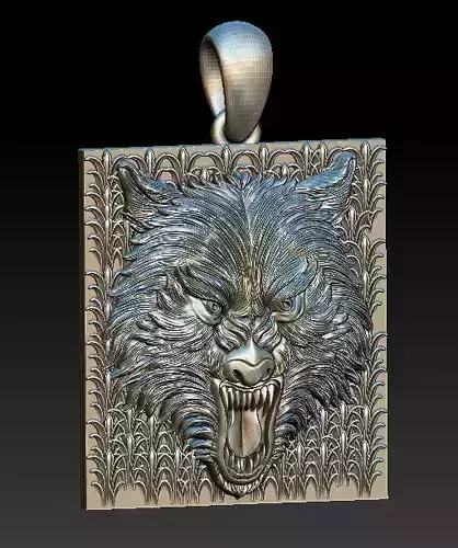 LION FACSE PENDANT 