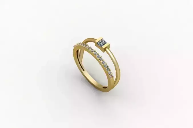 Gold Ring Print 3d Ring stl