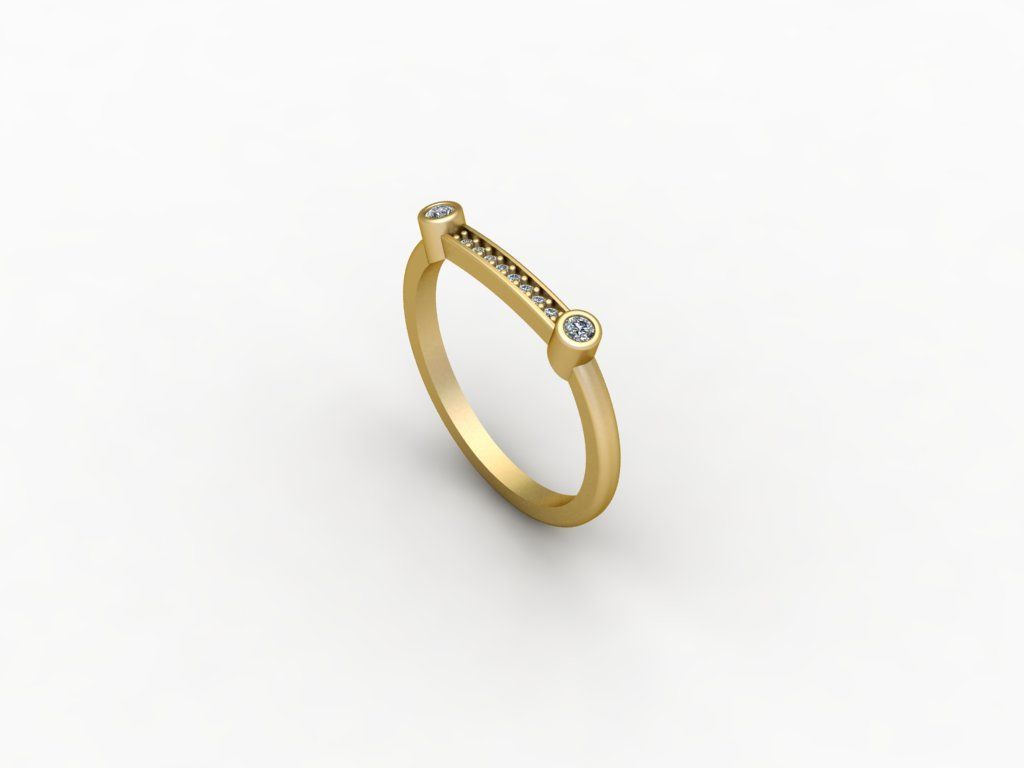 Gold Ring Print 3d Ring stl 3D print model_2