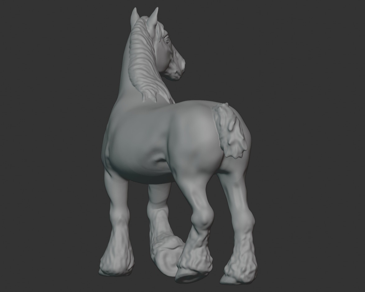Belgian Draft Horse Model for Printing 3D print model_5