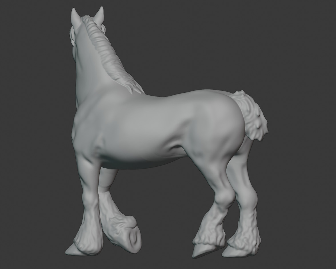 Belgian Draft Horse Model for Printing 3D print model_4