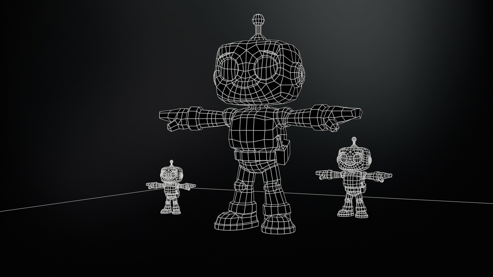 Minirobotic3 Low-poly 3D model_12