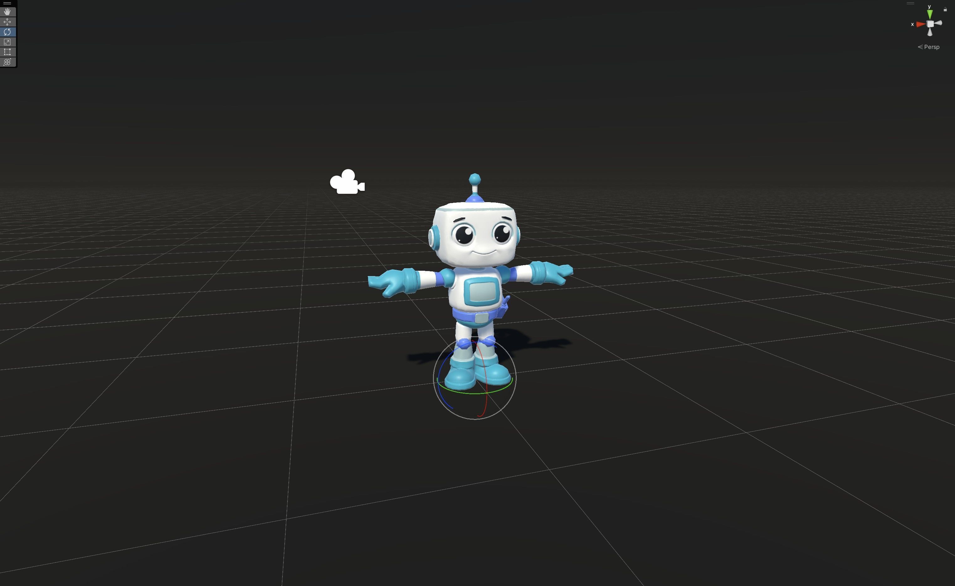 Minirobotic3 Low-poly 3D model_15