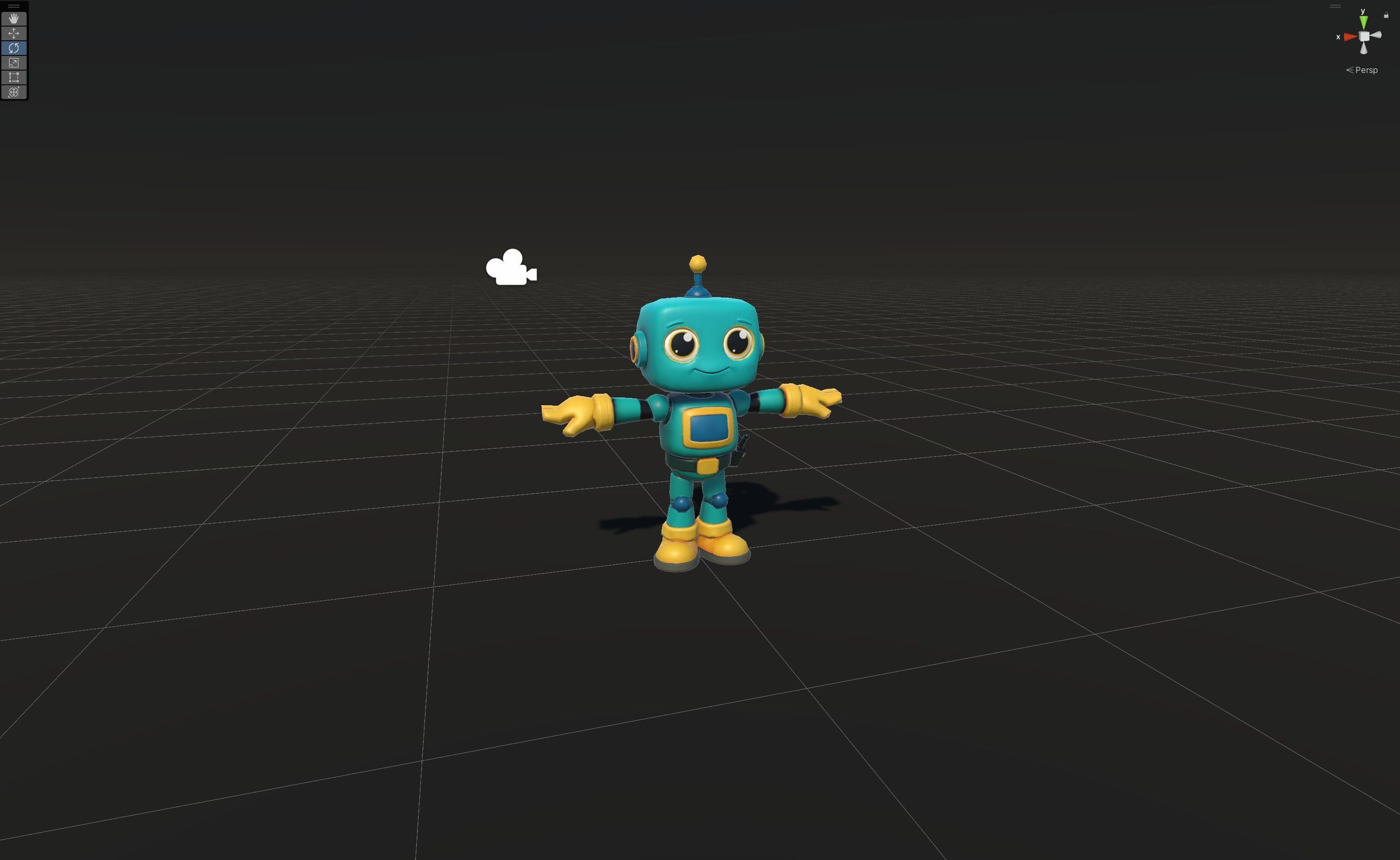 Minirobotic3 Low-poly 3D model_17
