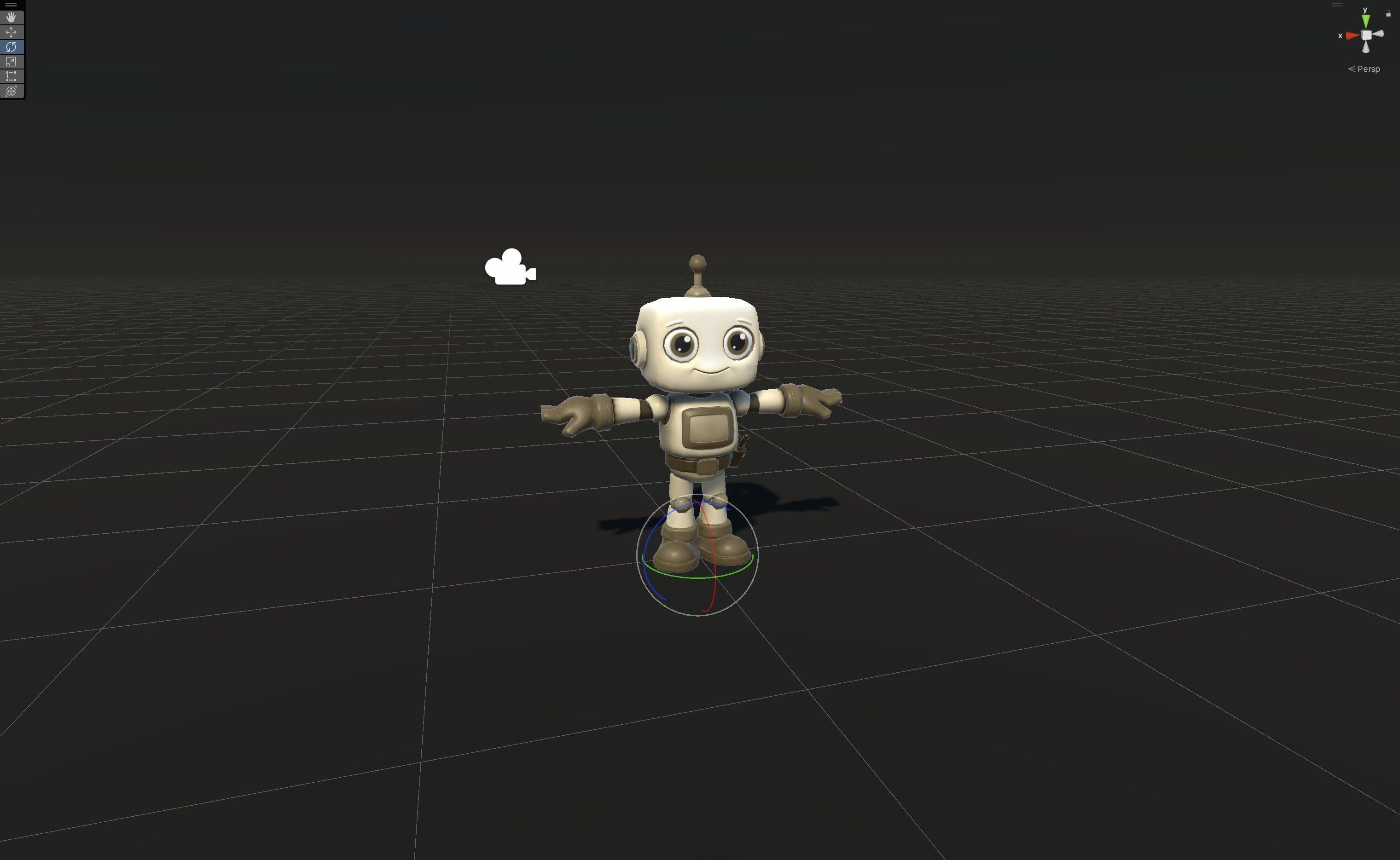 Minirobotic3 Low-poly 3D model_16