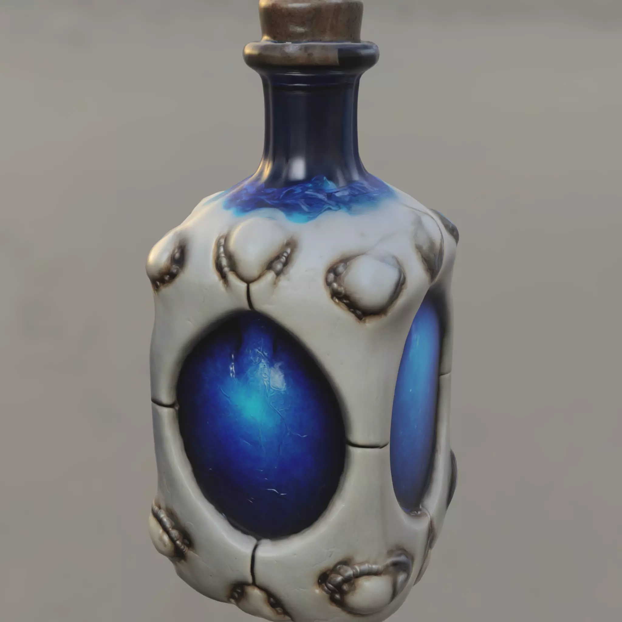 Voidheart Mana Flask  3D model_0