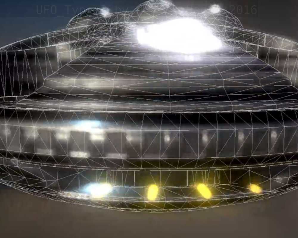 UFO Type 3 Animated and Game Ready Low-poly 3D model_62